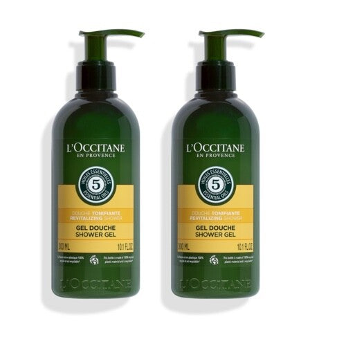 L'Occitane Revitalizing Shower Gel 10.1 Oz Set of 2