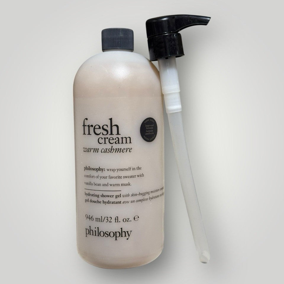 Philosophy Fresh Cream Warm Cashmere Hydrating Shower Gel 32 Oz
